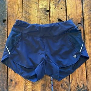 Athleta navy blue shorts. XS